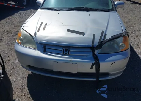 2001 Honda Civic Ex z USA, uszkodzony, nr VIN 1HGES25791L027507